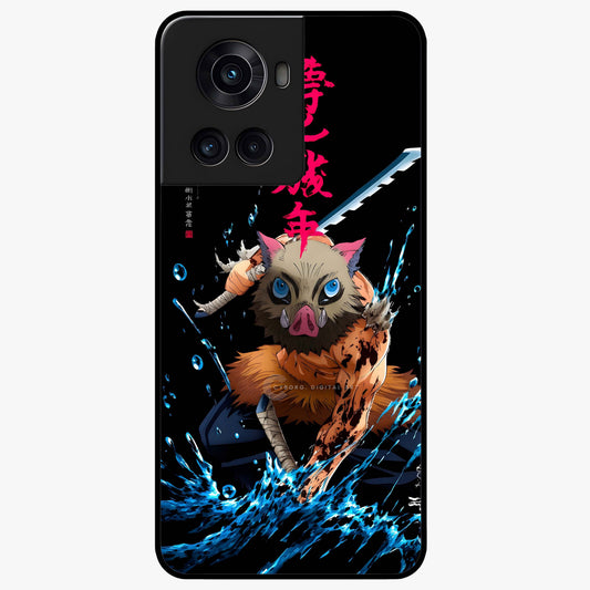Savage Blade Warrior Glass Case for 1+10R intense front view featuring fierce warrior inspired artwork