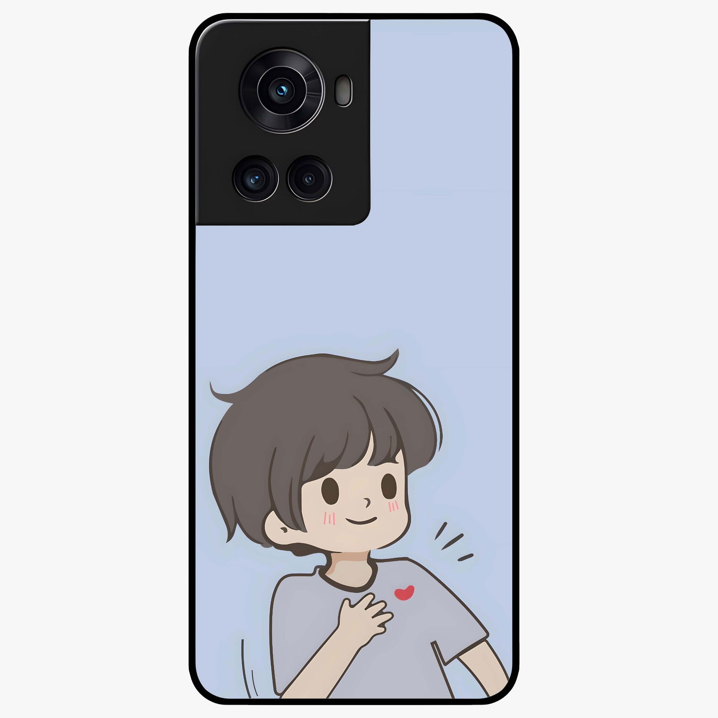 Sending You Love Glass Case for 1+10R sweet front view featuring heartfelt typography artwork