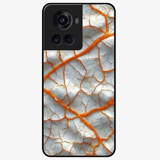 Snarl Zone Buzz Glass Case for 1+10R edgy front view featuring bold aggressive themed artwork