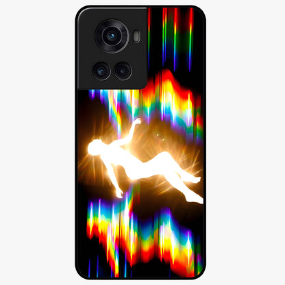 Soul in Spectrum Glass Case for 1+10R artistic front view featuring colorful spectrum inspired artwork