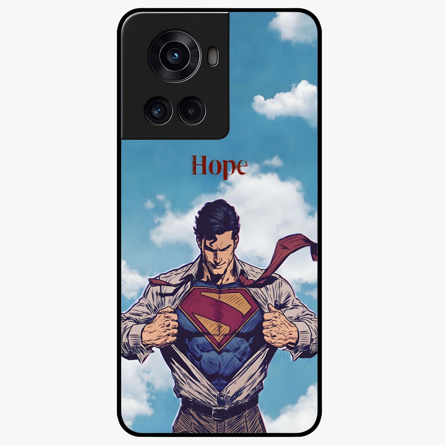 Symbol of Hope Glass Case for 1+10R meaningful front view featuring inspirational symbolic artwork