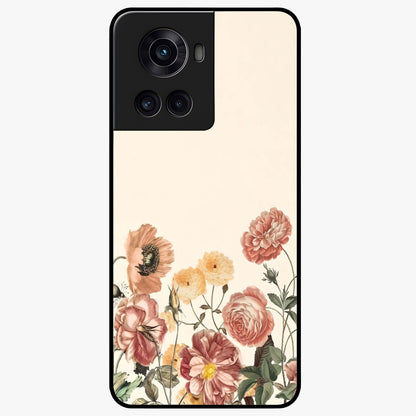 Timeless Garden Romance Glass Case for 1+10R elegant front view featuring classic floral garden artwork