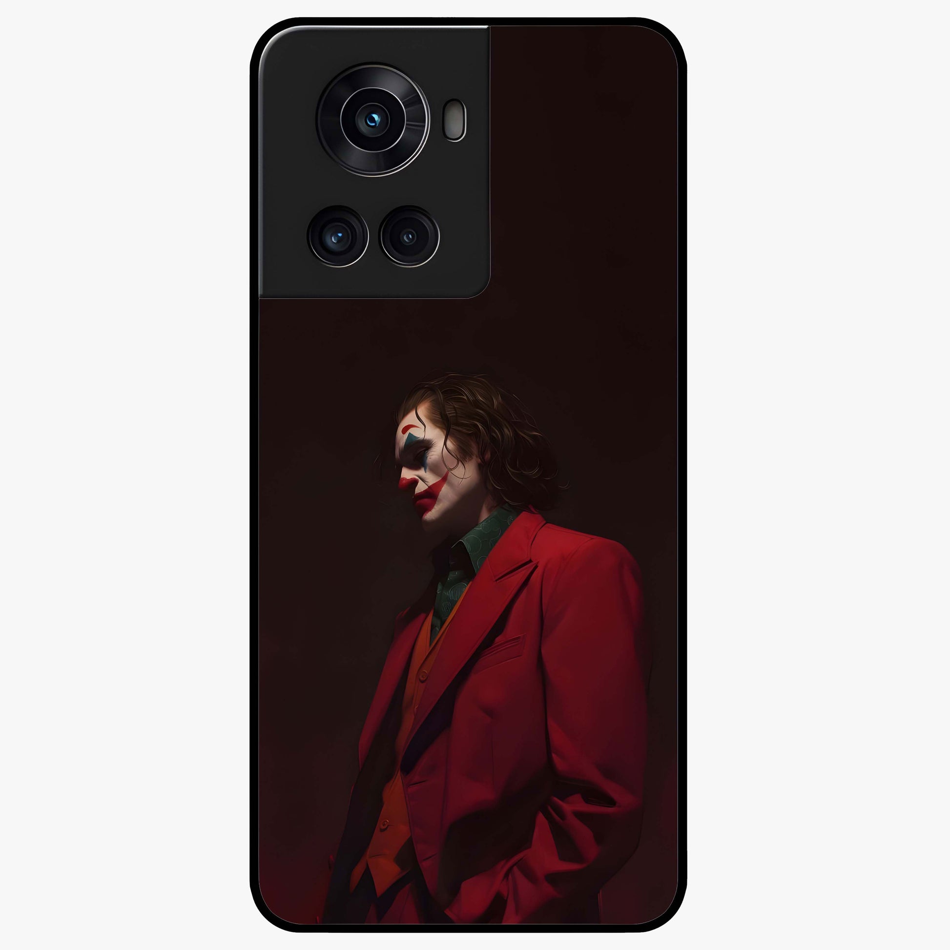 Tragic Chaos King Glass Case for 1+10R dramatic front view featuring intense dark themed artwork