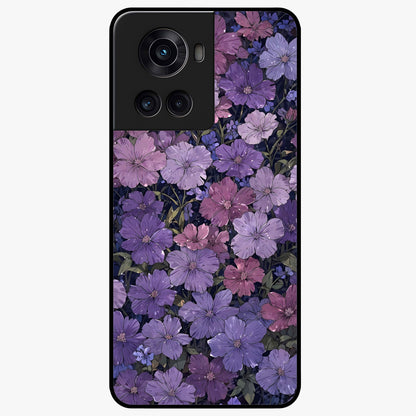 Velvet Bloom Tapestry Glass Case for 1+10R elegant front view featuring rich floral tapestry artwork