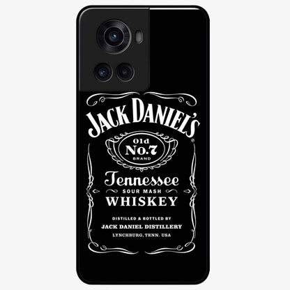 Vintage Whiskey Heritage Glass Case for 1+10R bold front view featuring classic whiskey label inspired artwork