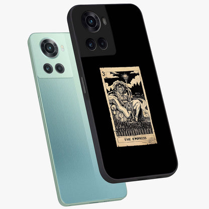 The Empress Glass Case for 1+10R angled mockup showcasing glossy finish and rich luxurious tones