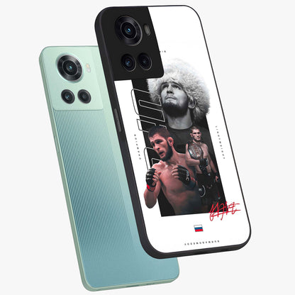 Unbeaten Warrior Legacy Glass Case for 1+10R angled mockup showcasing glossy finish and strong action detailing