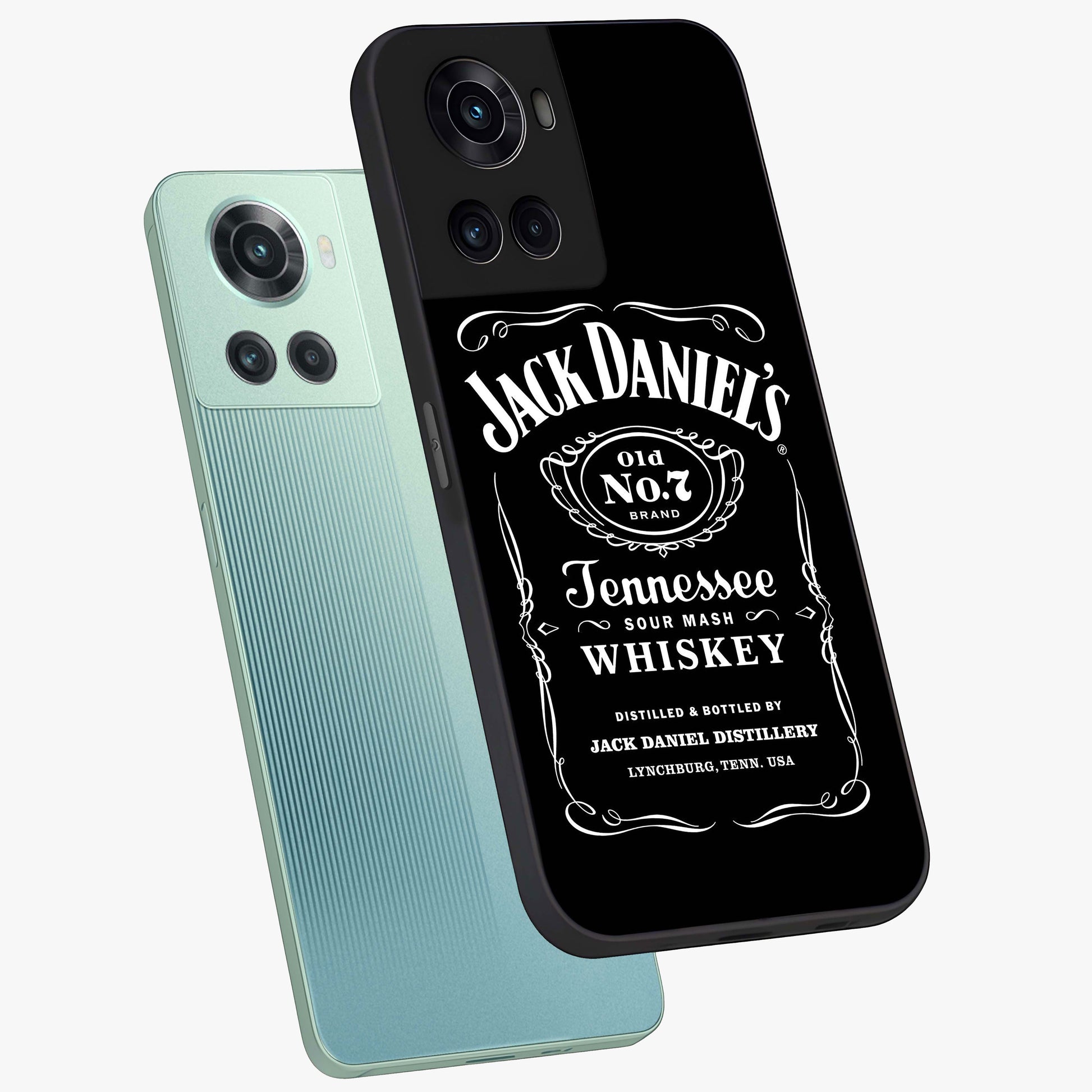 Vintage Whiskey Heritage Glass Case for 1+10R angled mockup showcasing glossy finish and rich amber tones