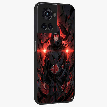 Focused Blade Discipline Glass Case for 1+10R side perspective highlighting sleek weapon inspired textures and premium edges