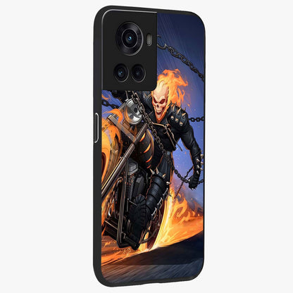 Inferno Chain Rider Glass Case for 1+10R displayed upright for bold action visibility and premium finish.