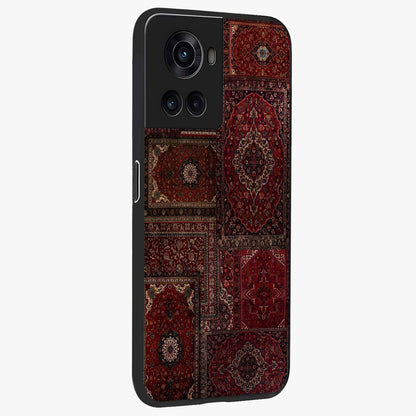 Persian Velvet Tale Glass Case for 1+10R side perspective highlighting ornate detailing and smooth premium build