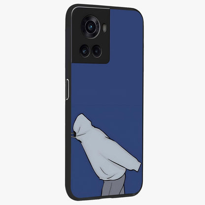 Quiet Painful Love Glass Case for 1+10R side perspective highlighting subtle detailing and smooth premium build