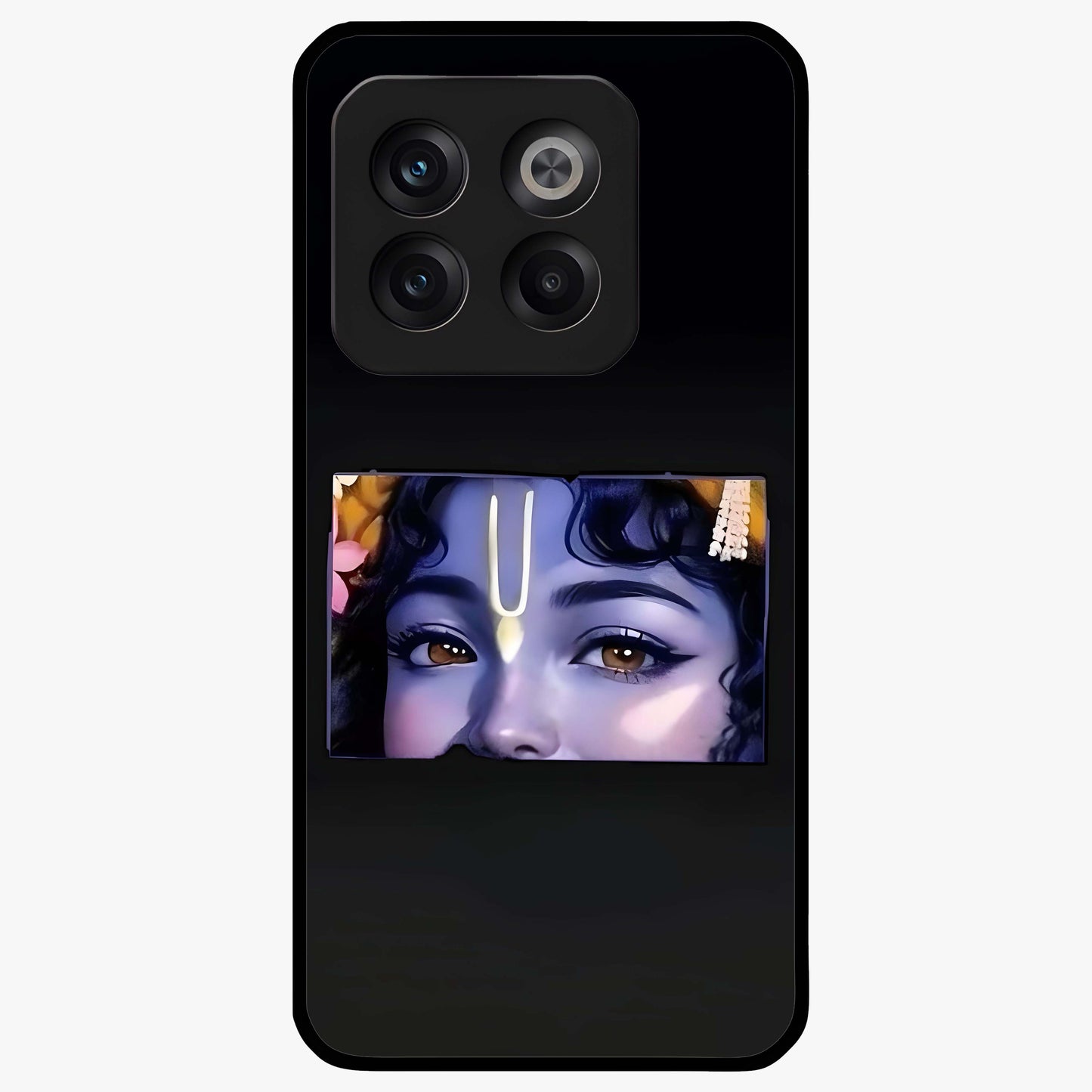 Krishna Divine Embrace Glass Case for OnePlus 10T |1+10T