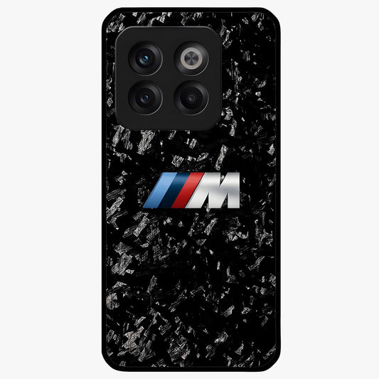Carbon Speed Mark Glass Case for 1+10T bold front view featuring carbon fiber texture and racing inspired design