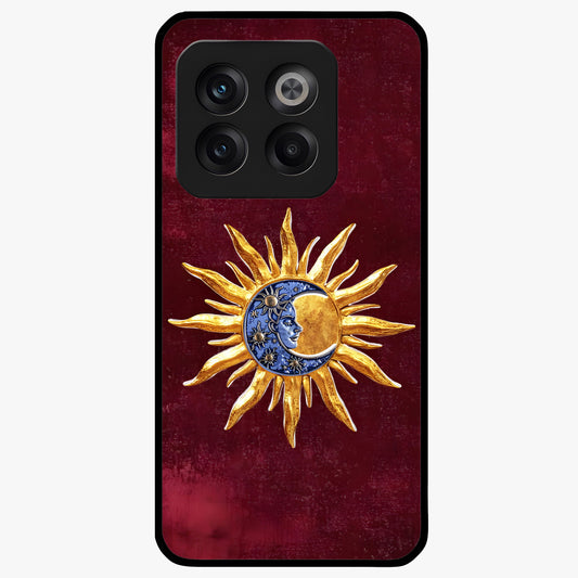 Celestial Unity Charm Glass Case for 1+10T symbolic front view featuring harmonious celestial artwork