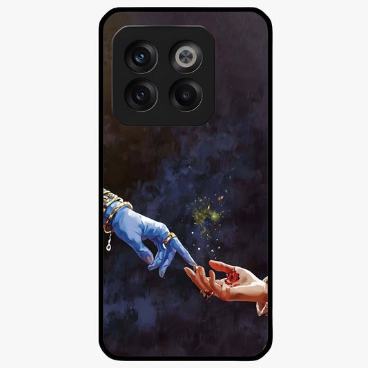 Divine Touch Eternal Glass Case for 1+10T graceful front view featuring timeless spiritual artwork