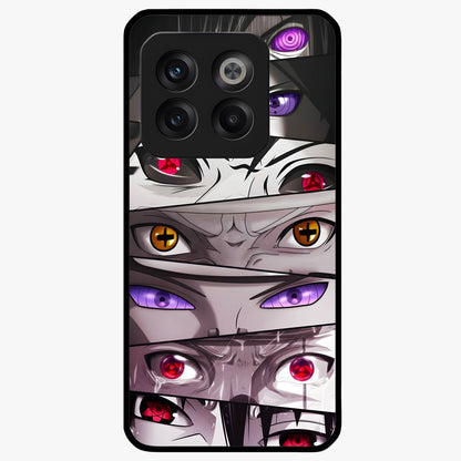 Eyes of Destiny Glass Case for 1+10T bold front view featuring mystical eye inspired artwork