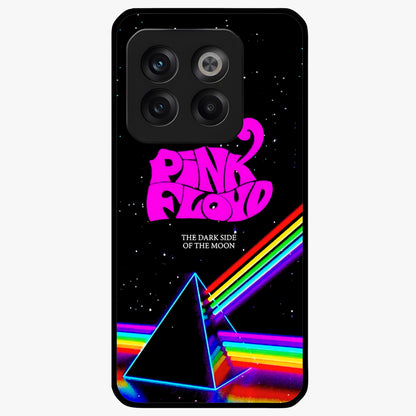 Galactic Light Frequency Glass Case for 1+10T futuristic front view featuring abstract light wave artwork