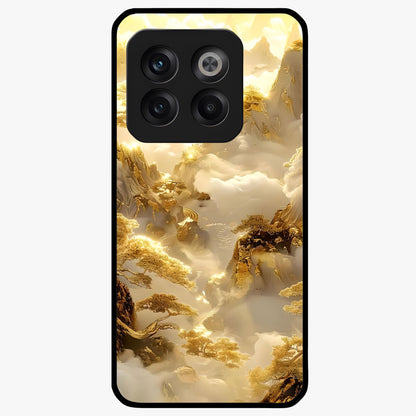 Gates of Illumination Glass Case for 1+10T dramatic front view featuring glowing gateway inspired artwork