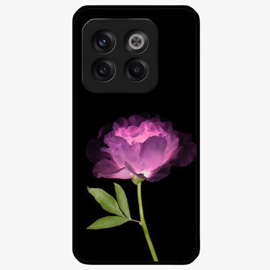 Glow Petal Bloom Glass Case for 1+10T radiant front view featuring luminous floral artwork