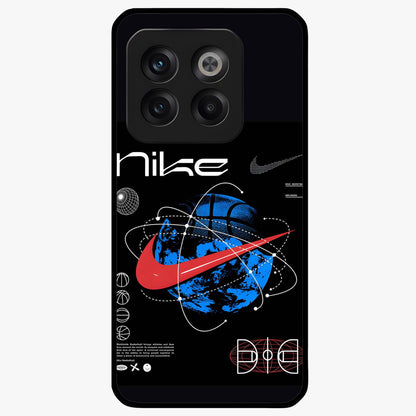 Gravity Sports Fusion Glass Case for 1+10T dynamic front view featuring bold sports inspired fusion artwork