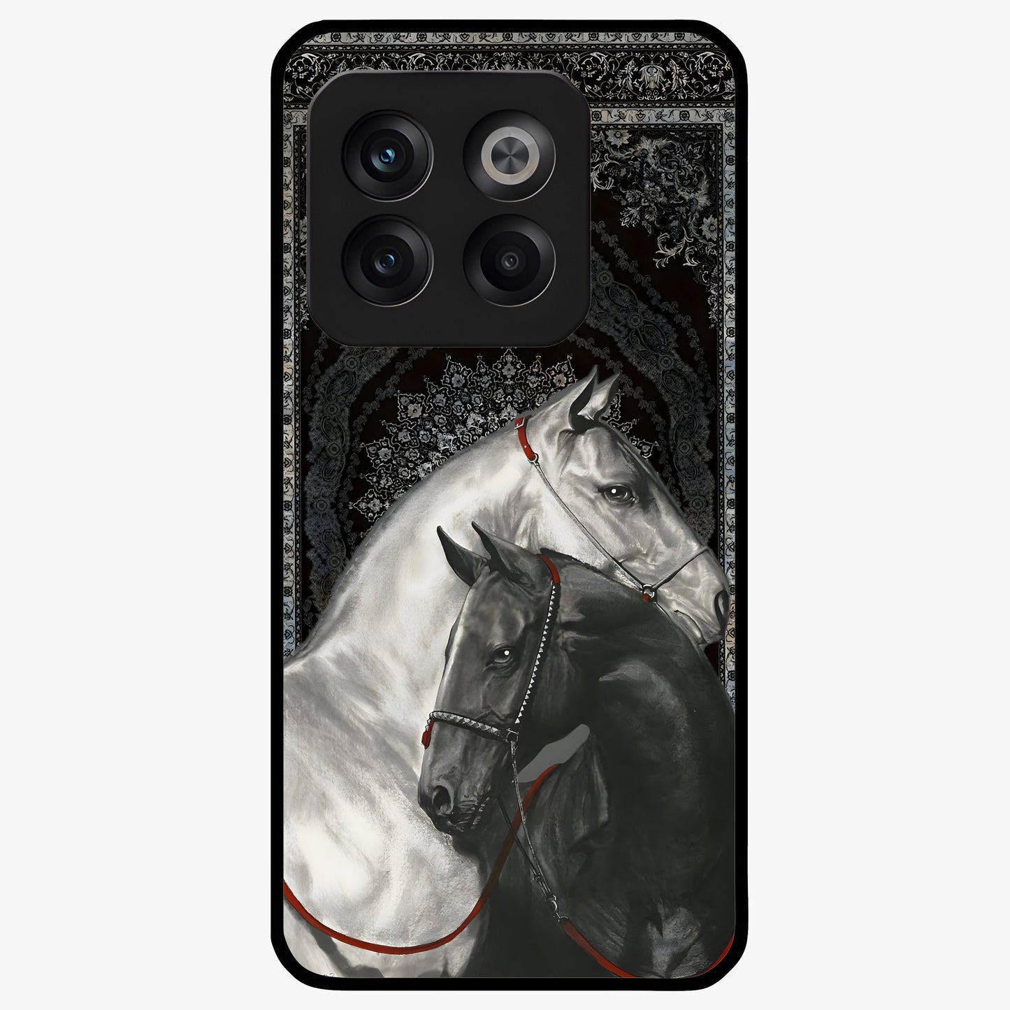 Majestic Ride Legacy Glass Case for 1+10T bold front view featuring dynamic ride inspired artwork