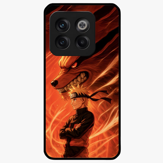 Nine Tails Legacy Glass Case for 1+10T powerful front view featuring legendary fox inspired artwork