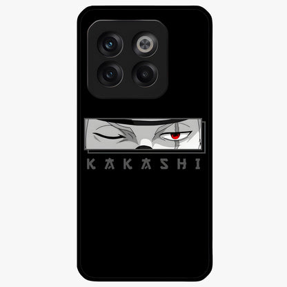 Scarlet Ninja Gaze Glass Case for 1+10T striking front view featuring ninja inspired artwork in crimson tones