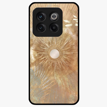 Silken Whirl Glass Case for 1+10T elegant front view featuring smooth abstract swirl artwork