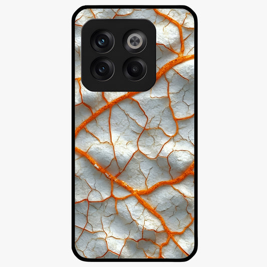 Snarl Zone Buzz Glass Case for 1+10T edgy front view featuring bold aggressive themed artwork