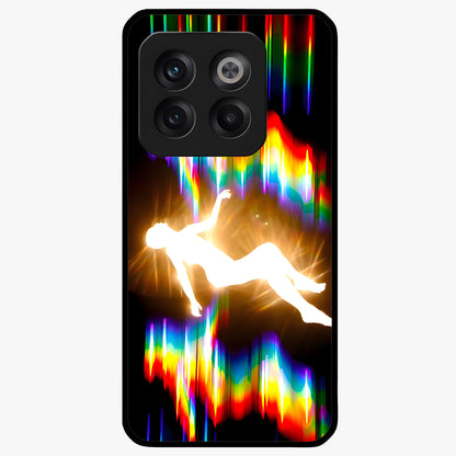 Soul in Spectrum Glass Case for 1+10T artistic front view featuring colorful spectrum inspired artwork