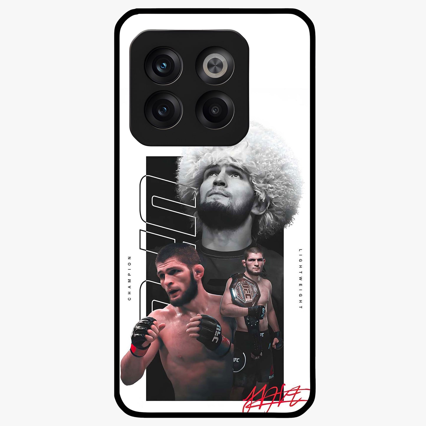 Unbeaten Warrior Legacy Glass Case for 1+10T powerful front view featuring fearless warrior inspired artwork