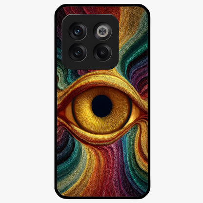 Visionary Flame Core Glass Case for 1+10T intense front view featuring fiery flame inspired artwork