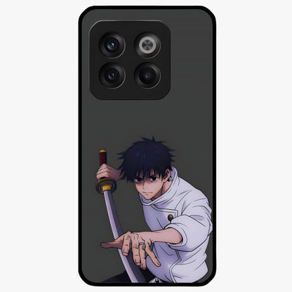 Void Silence Aesthetic Glass Case for 1+10T minimalist front view featuring dark abstract artwork with subtle tones