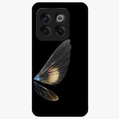Whispers of Wings Glass Case for 1+10T elegant front view featuring feather or wing inspired artistic artwork