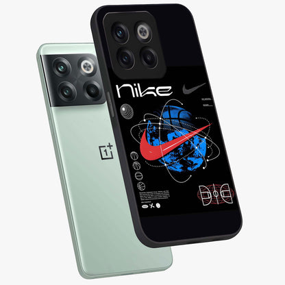 Gravity Sports Fusion Glass Case for 1+10T angled mockup showcasing glossy finish and high energy detailing