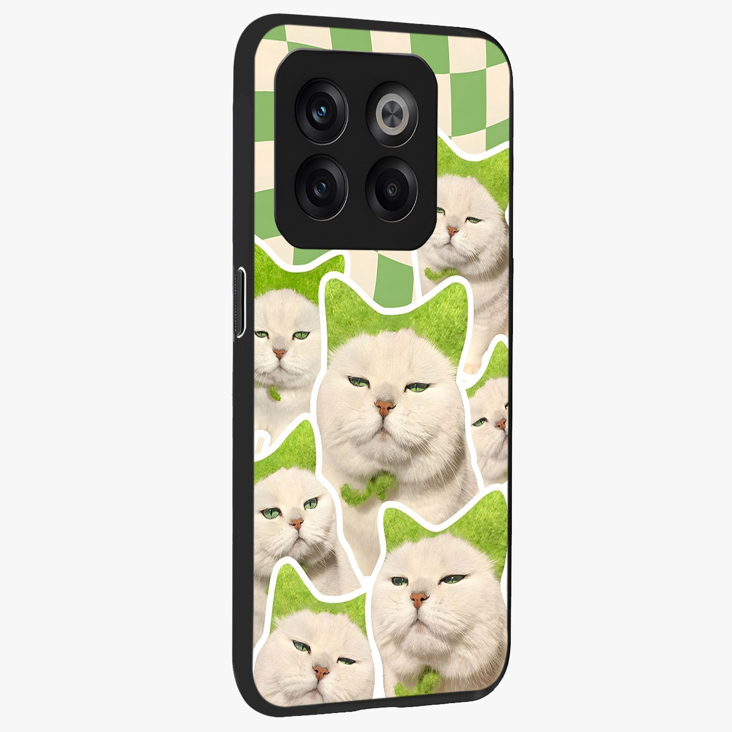Cats Ethereal Bloom Glass Case for 1+10T side perspective highlighting delicate bloom details and smooth edges