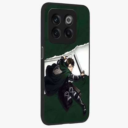 Emerald War Vanguard Glass Case for 1+10T side perspective highlighting dramatic textures and premium edges
