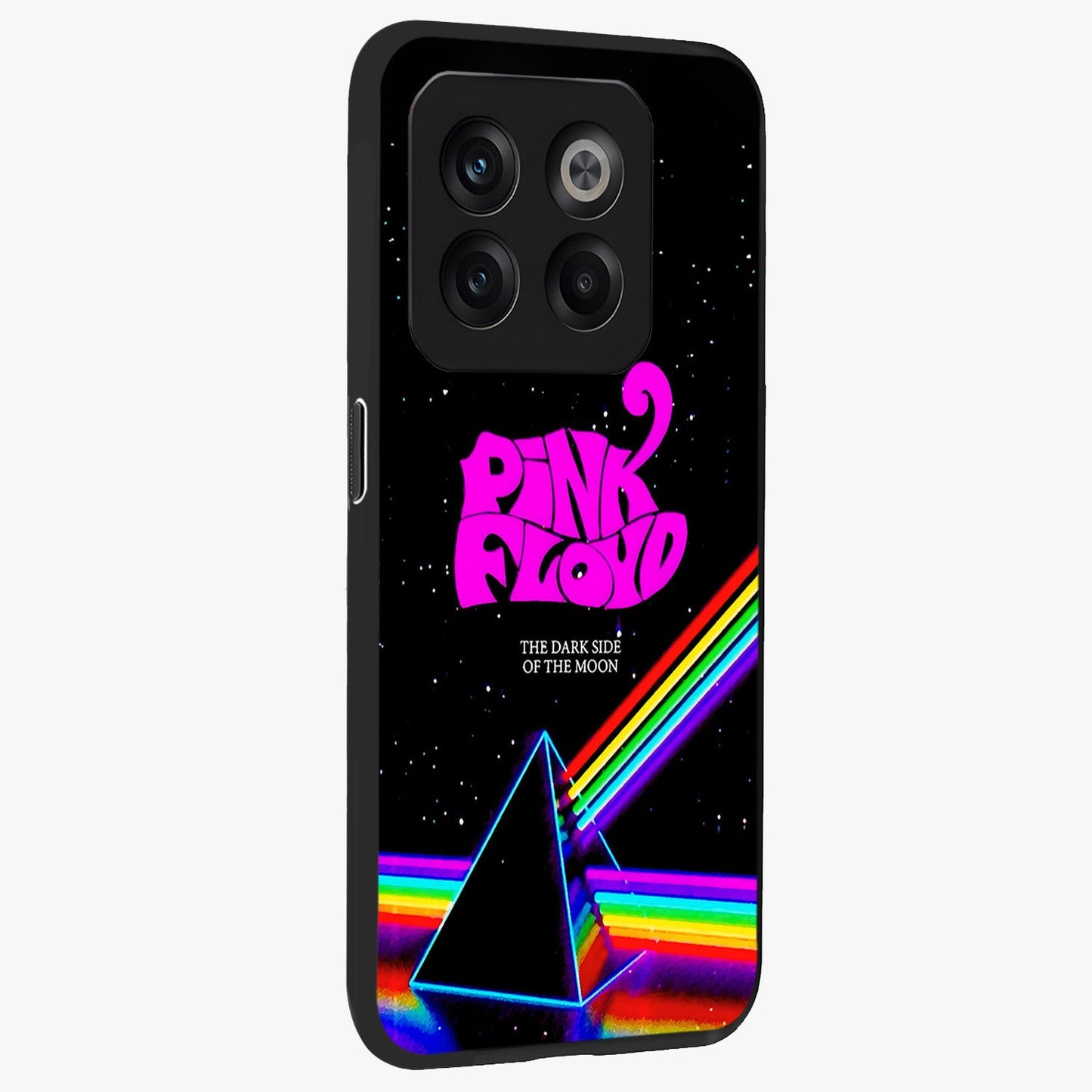 Galactic Light Frequency Glass Case for 1+10T side perspective highlighting dynamic frequency textures and smooth build