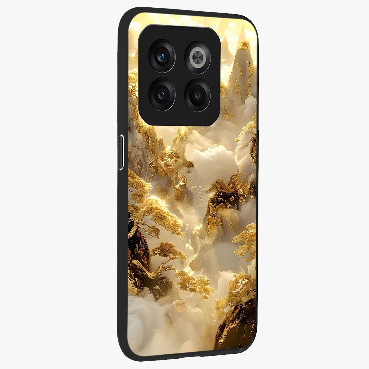 Gates of Illumination Glass Case for 1+10T side perspective highlighting intricate illumination textures and premium edges