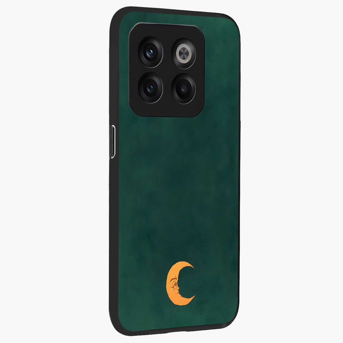 Golden Dune Waves Glass Case for 1+10T side perspective highlighting warm gradients and premium edges