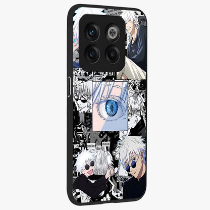 Infinity Sorcerer Chaos Glass Case for 1+10T displayed upright for dramatic fantasy visibility and premium finish.