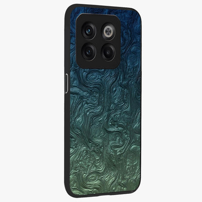 Marble Dream Blur Glass Case for 1+10T side perspective highlighting refined marble textures and premium edges