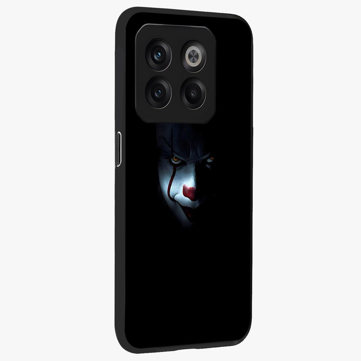 Midnight Madness Smile Glass Case for 1+10T side perspective highlighting expressive textures and sleek edges