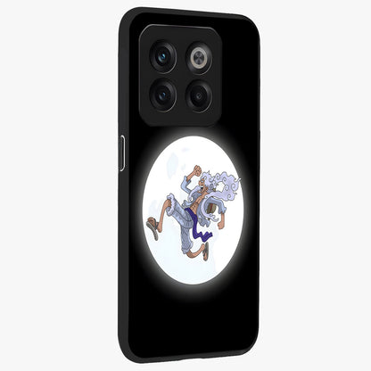 Moonlit Freedom Dance Glass Case for 1+10T side perspective highlighting dynamic detailing and premium edge finish