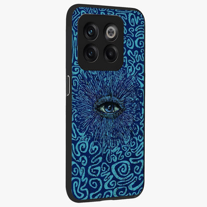 Mystic Inner Eye Glass Case for 1+10T side perspective highlighting bold detailing and smooth edges