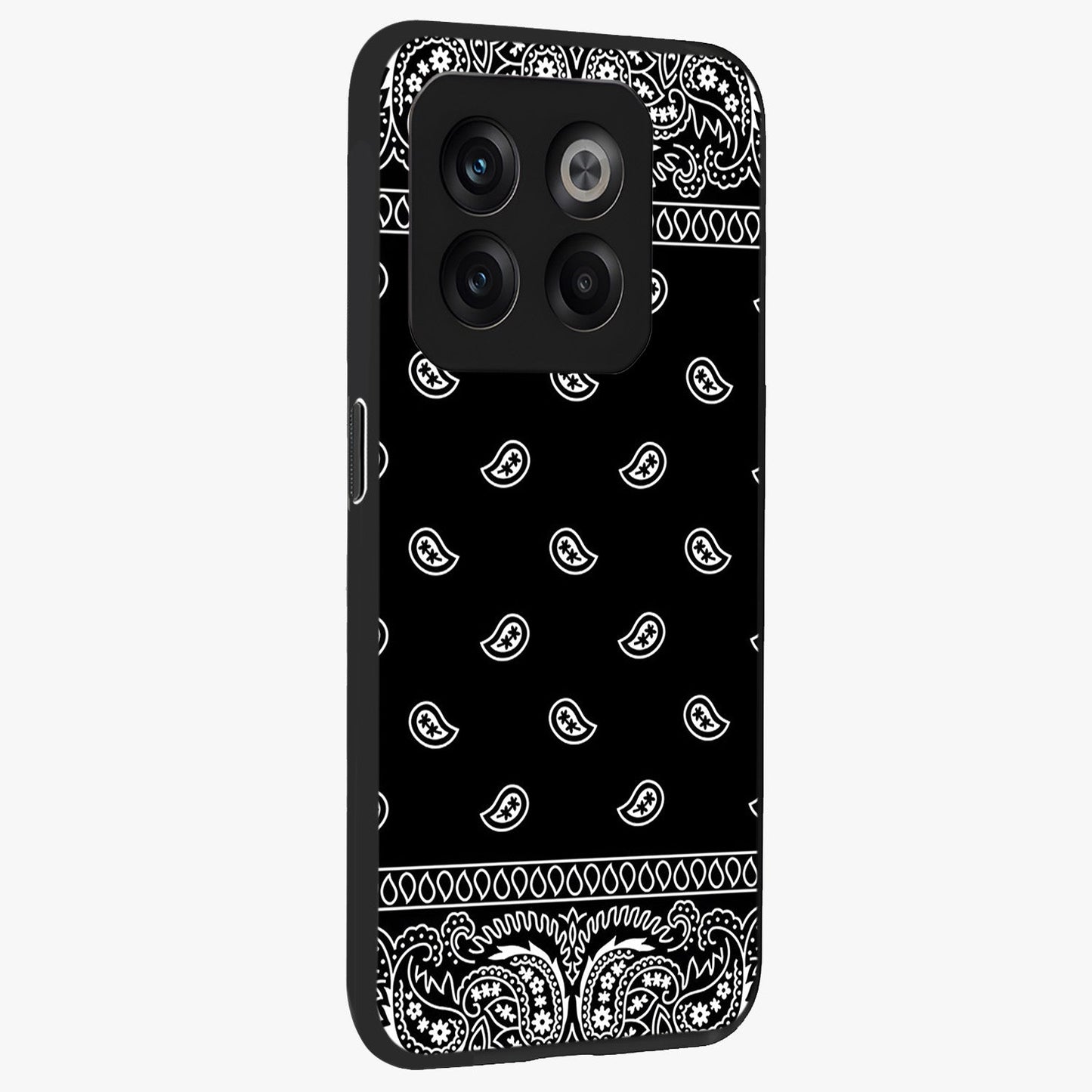 Retro Rebel Threads Glass Case for 1+10T side perspective highlighting bold detailing and smooth build