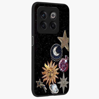 Scarlet Sky Flight Glass Case for 1+10T side perspective highlighting smooth sky textures and premium edges