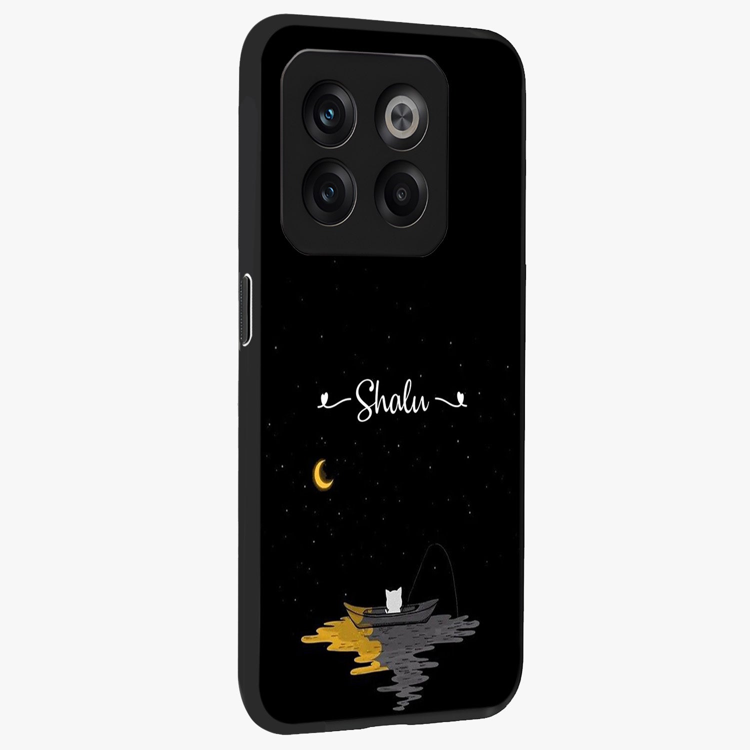 Silent Night Row Glass Case for 1+10T side perspective highlighting moody textures and premium edges