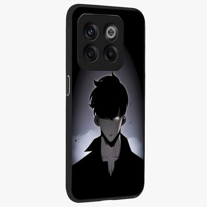 Silent Shadow Awakening Glass Case for 1+10T side perspective highlighting sharp textures and sleek premium build